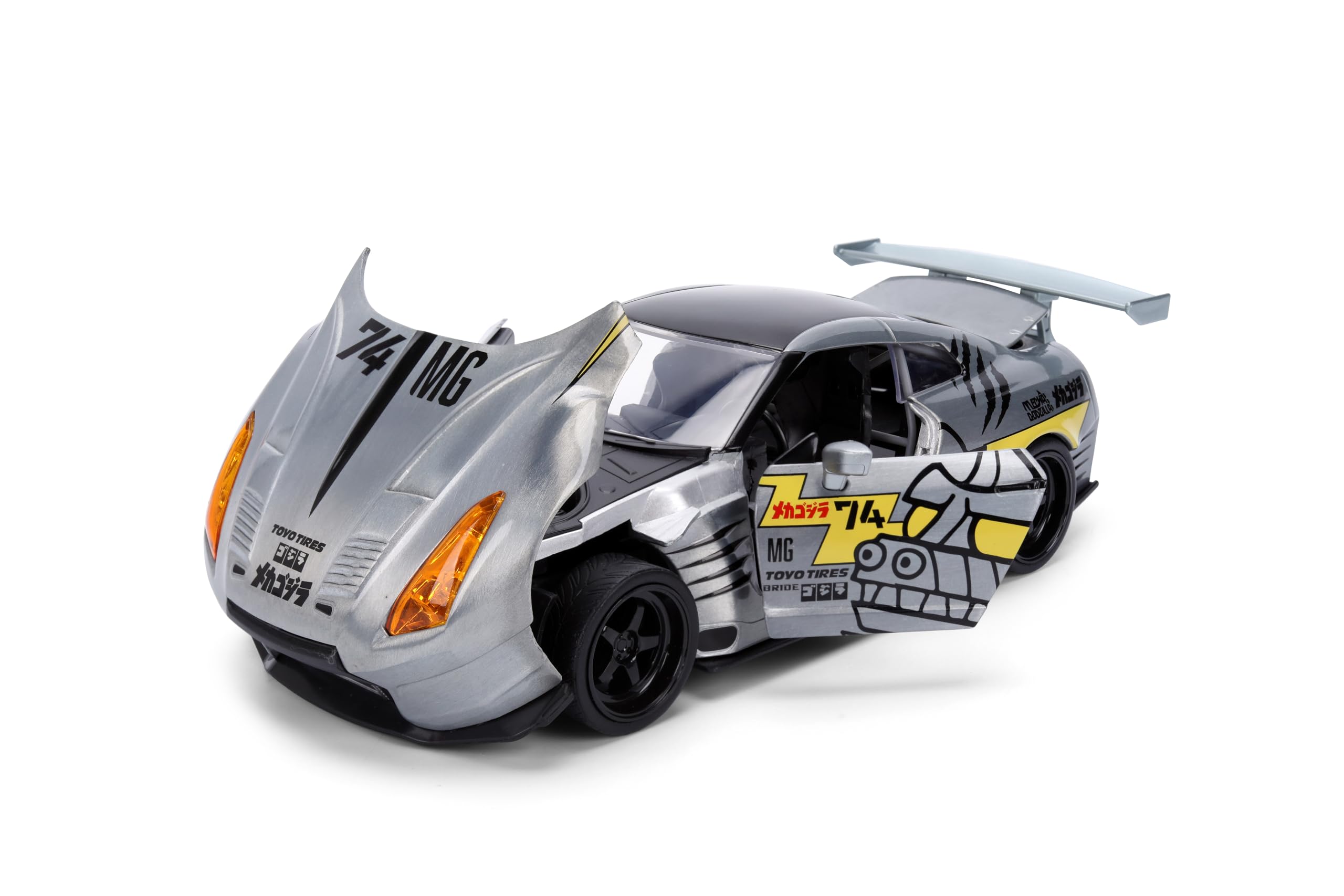 Amazon.com: Jada Mechagodzilla w/ 2009 Nissan GT-R R35 Ben